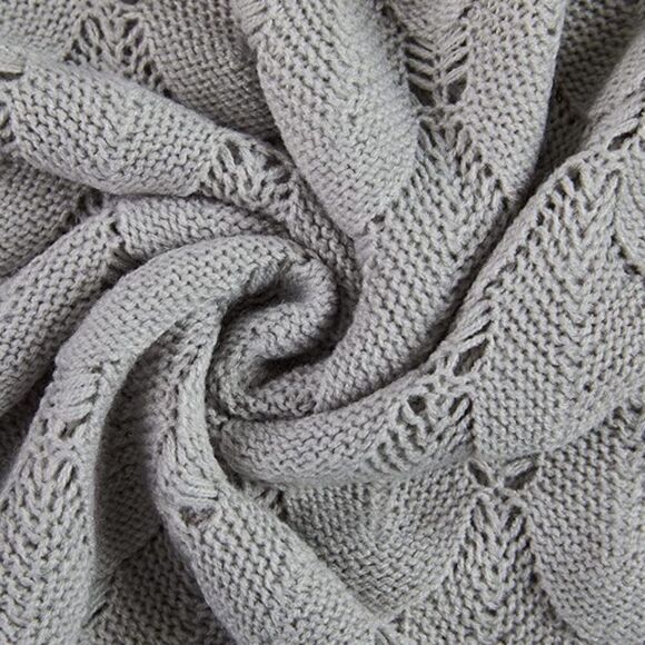 New Unique V Neck Hollow Out Knit Sweater - Picture 8 of 11